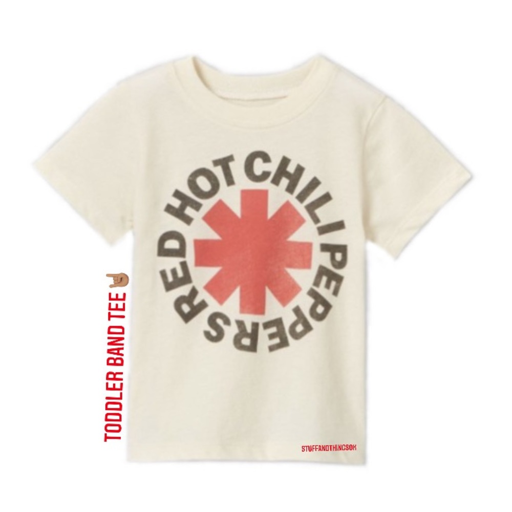 Red Hot Cili Peppers Vtg Style Band T Shirt 5T